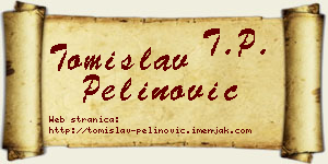 Tomislav Pelinović vizit kartica